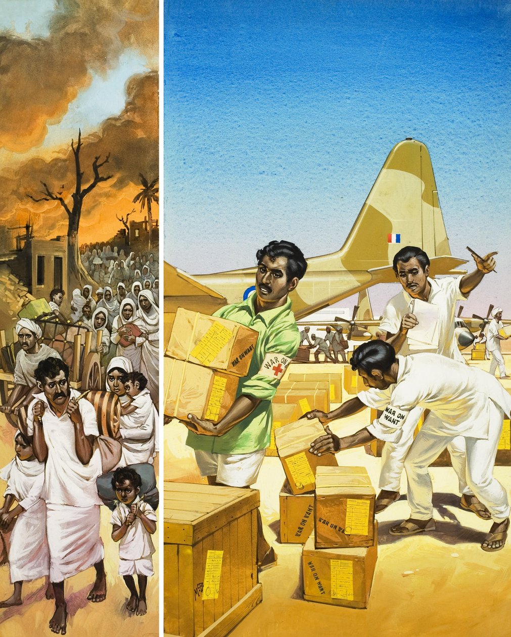 When Disaster Strikes (gouache, papír) alkotó: Angus McBride