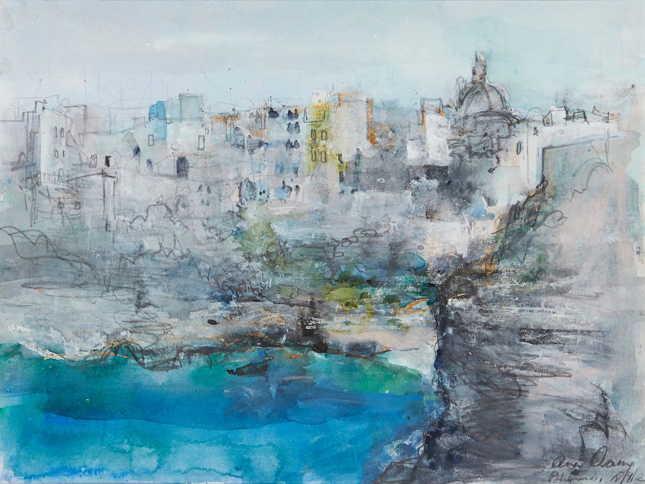 Positano (vegyes technika) alkotó: Ann Oram