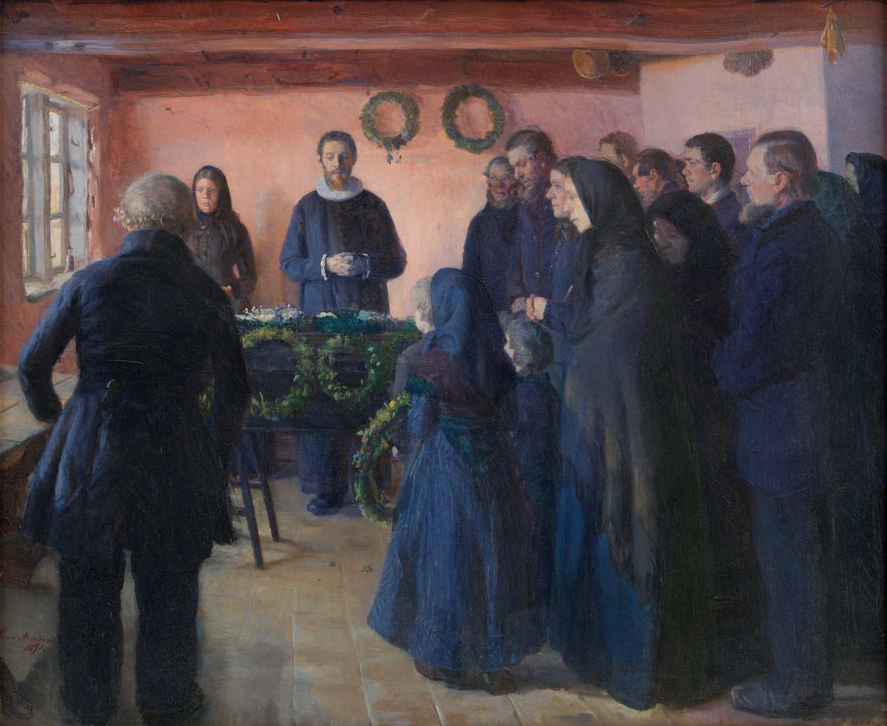 Egy temetés alkotó: Anna Ancher