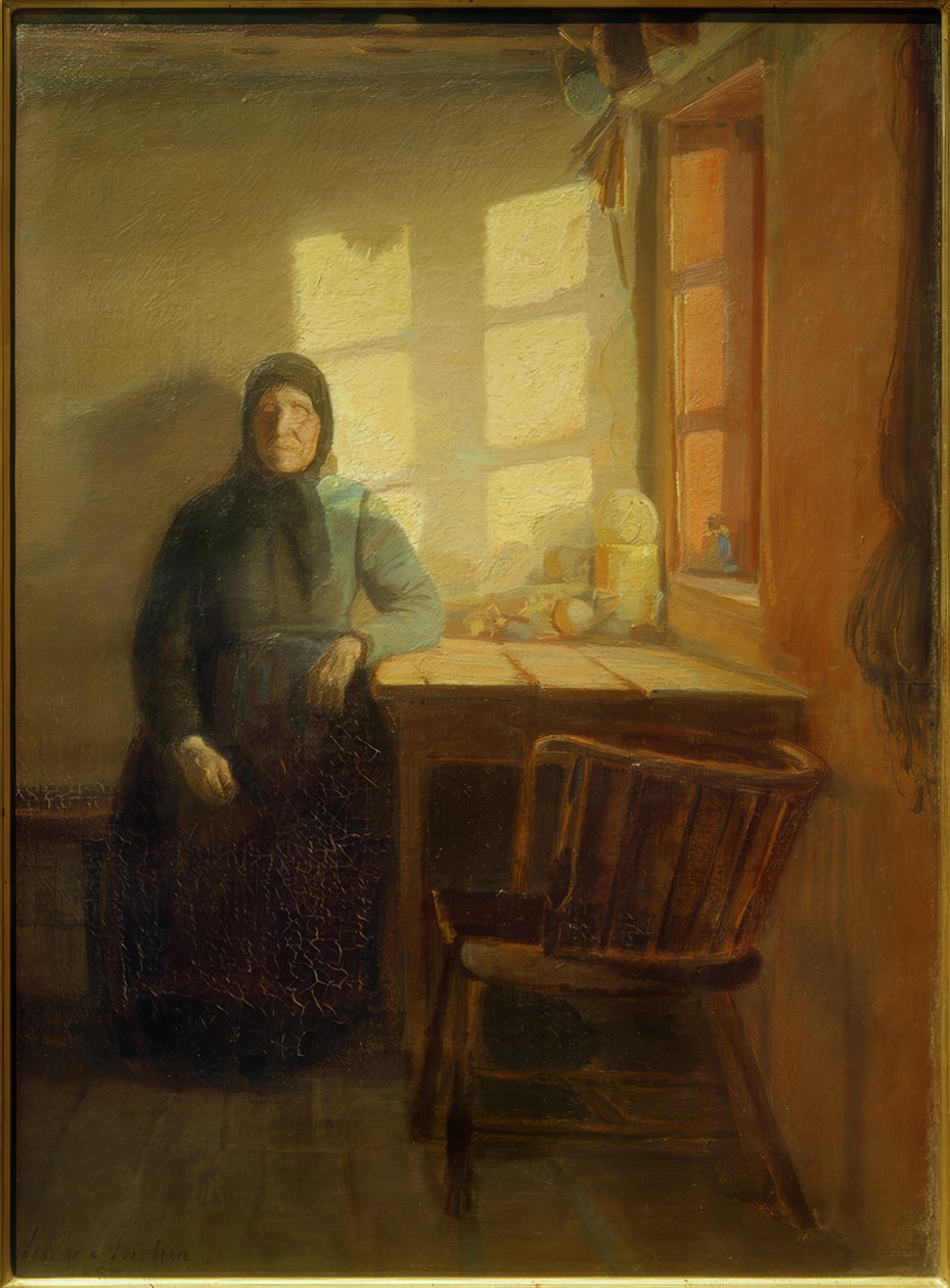 Vakon a napsütésben alkotó: Anna Ancher