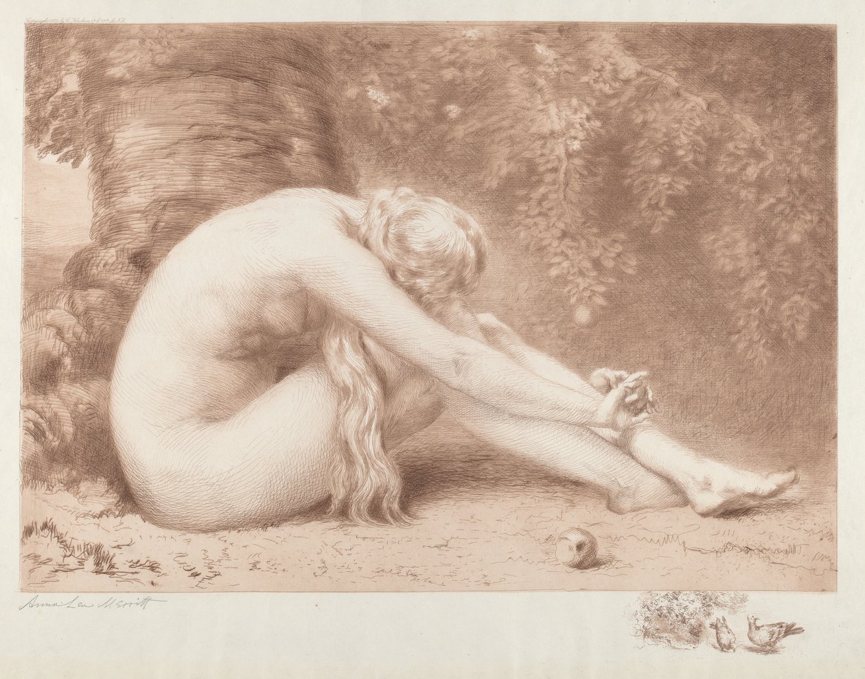Bűnbánó Éva alkotó: Anna Massey Lea Merritt