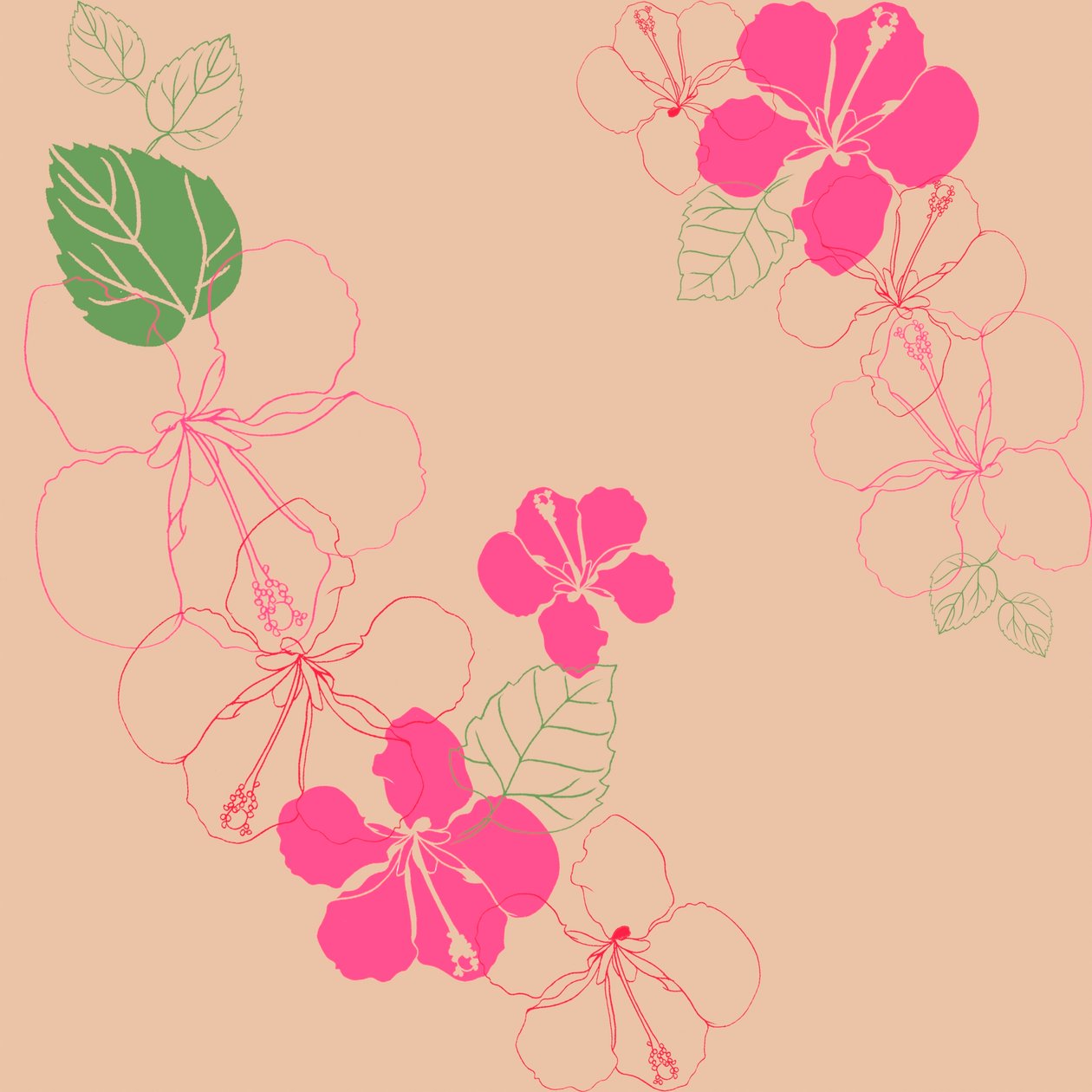Hibiszkusz alkotó: Anna Platts