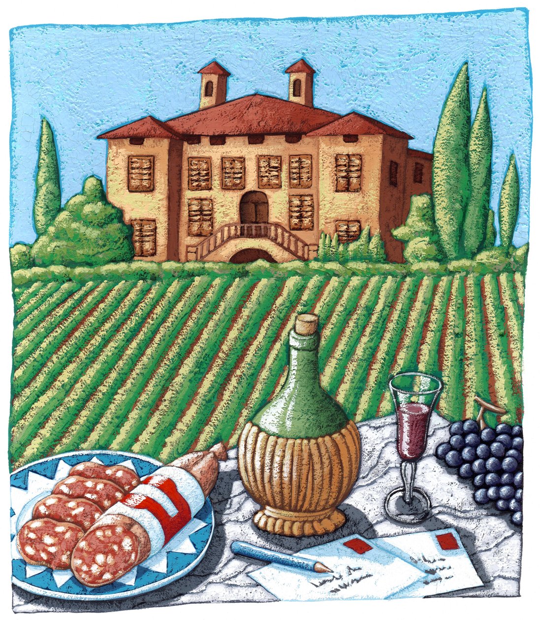Villa Chiantiban alkotó: Annalisa Morrocco