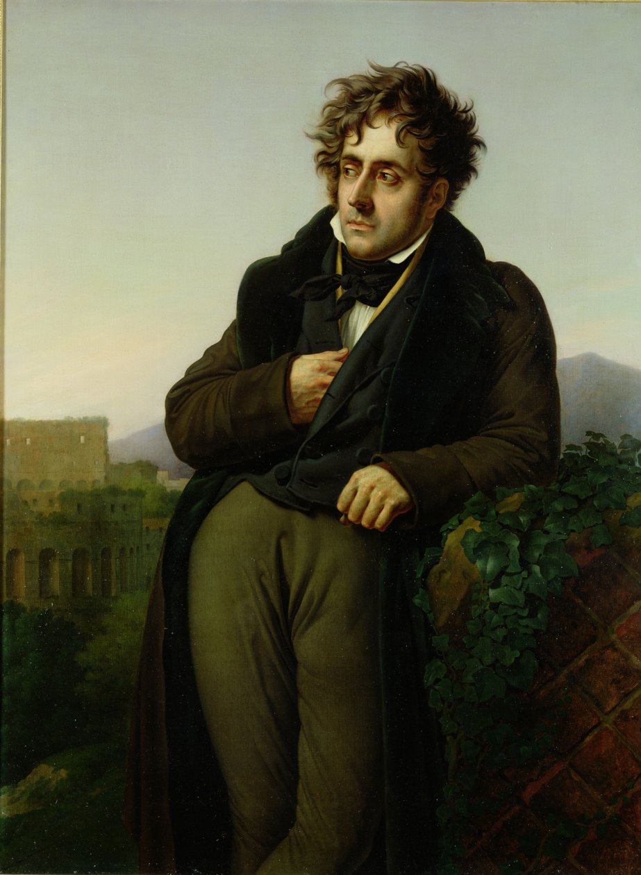 Francois Rene (1768-1848) Vicomte de Chateaubriand portréja, 1811 (lásd még: 245771) alkotó: Anne Louis Girodet de Roucy Trioson
