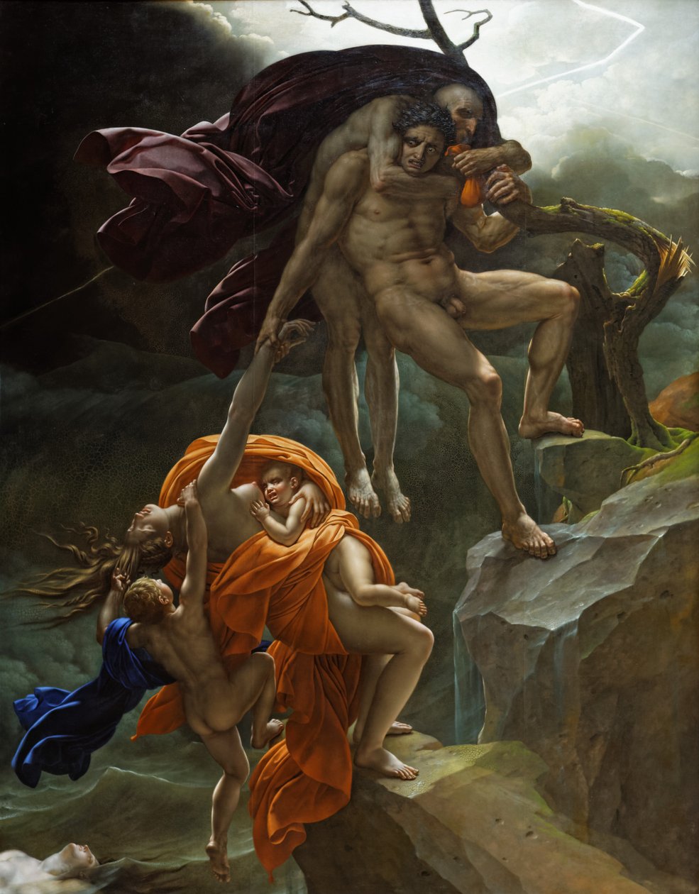 Vízözön jelenet alkotó: Anne Louis Girodet de Roussy Trioson