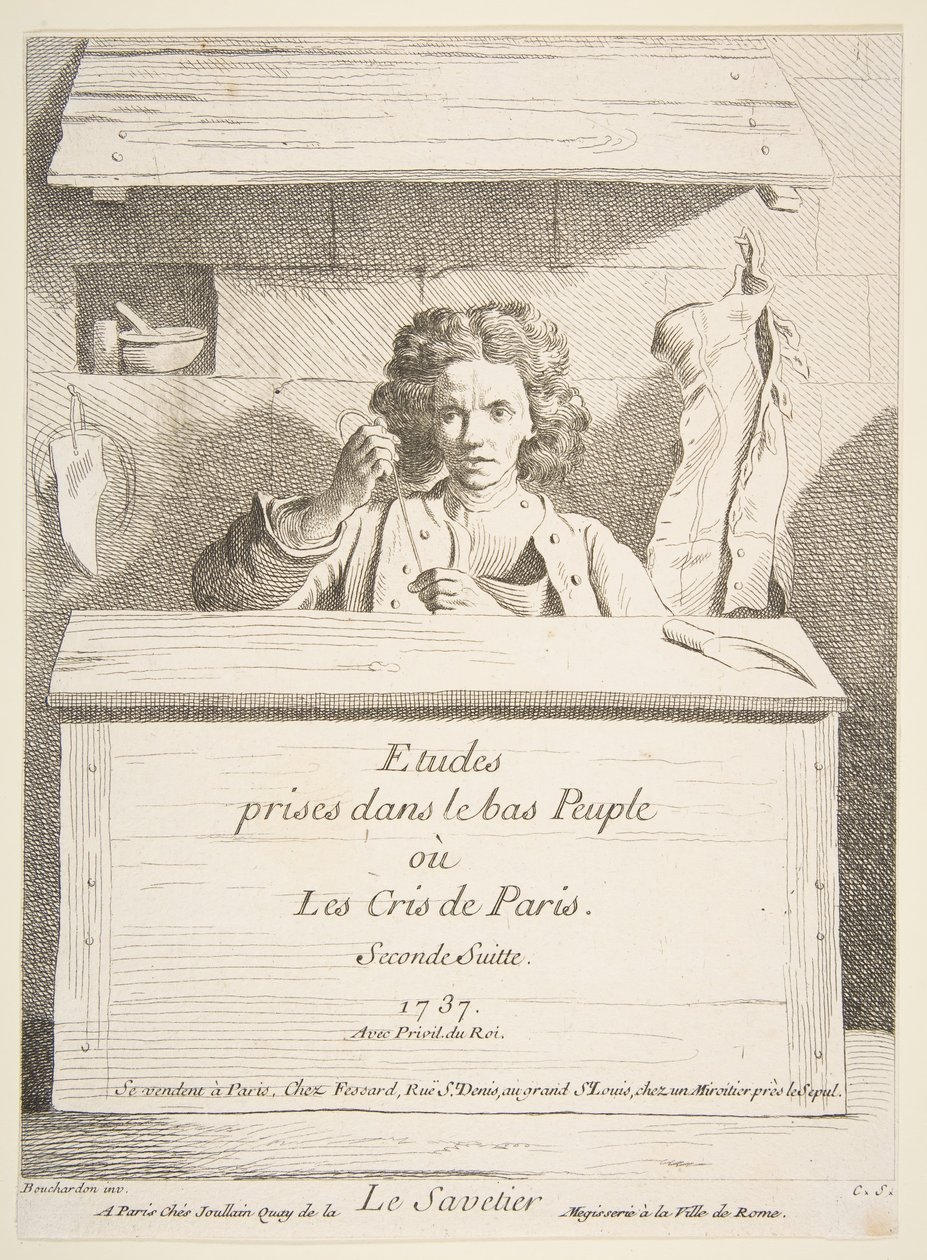 A suszter, 1737. alkotó: Anne Claude Philippe de Caylus