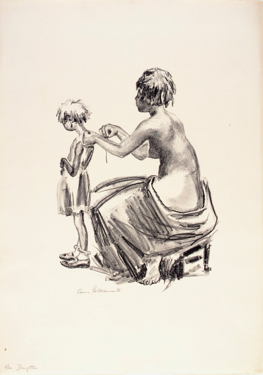 A lánya alkotó: Anne Goldthwaite