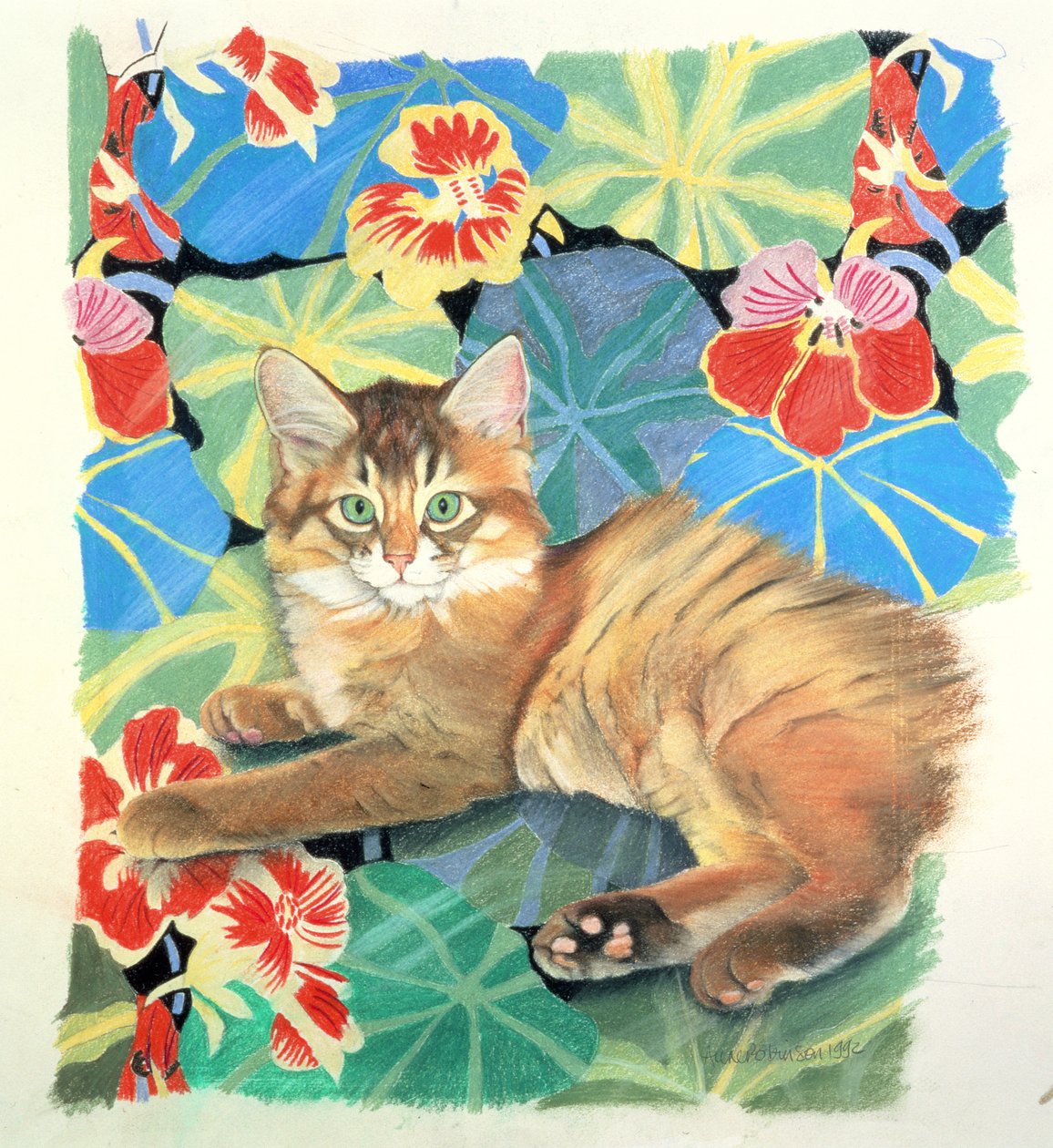 Kormos és Dufy Fabric alkotó: Anne Robinson
