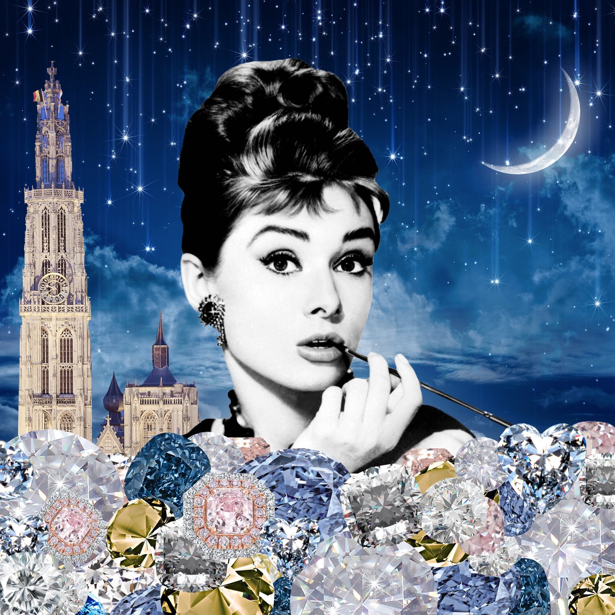 Reggeli Antwerpenben, 2018, szitanyomat alkotó: Anne Storno