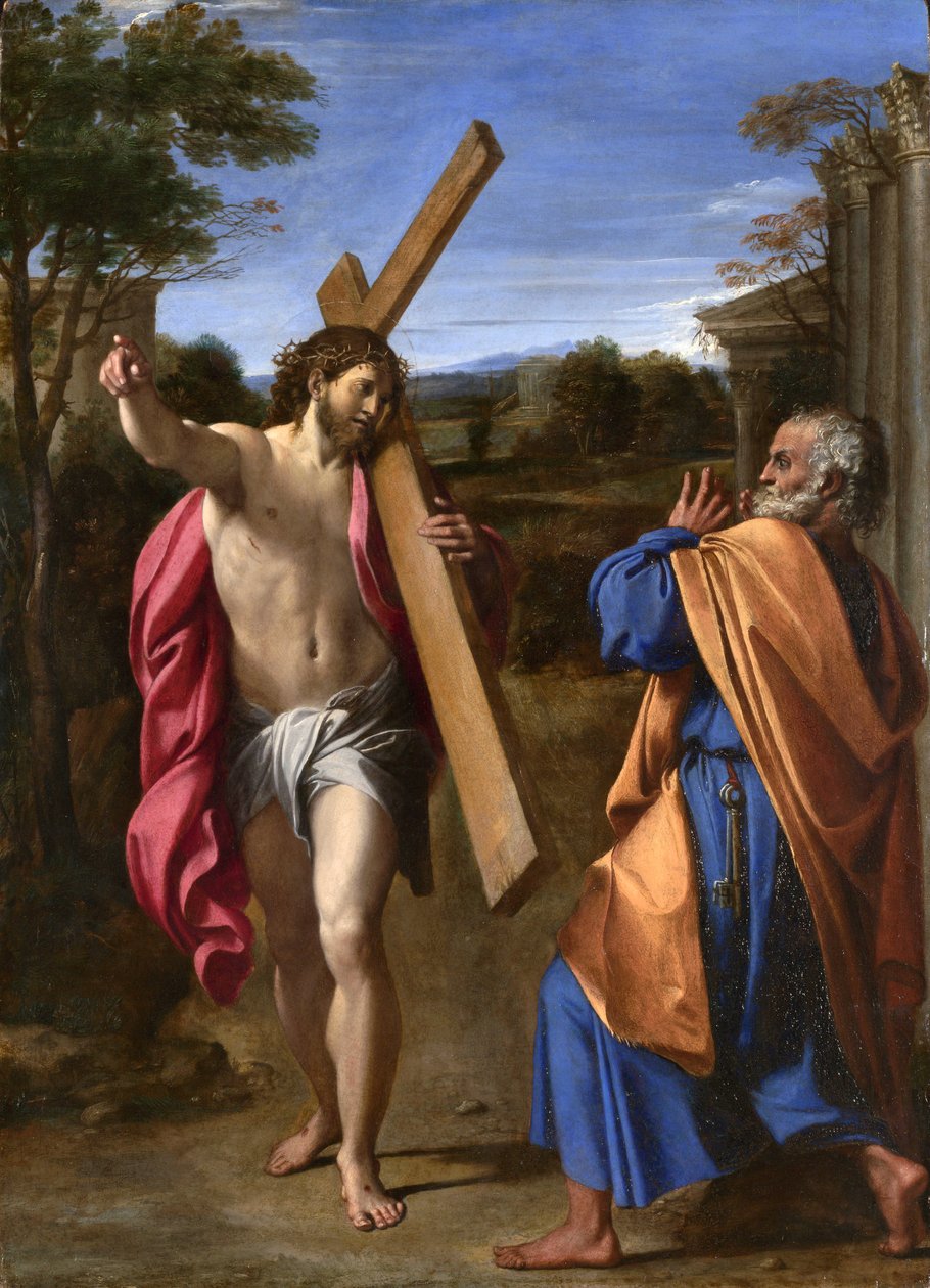 Uram, hová megy? alkotó: Annibale Carracci