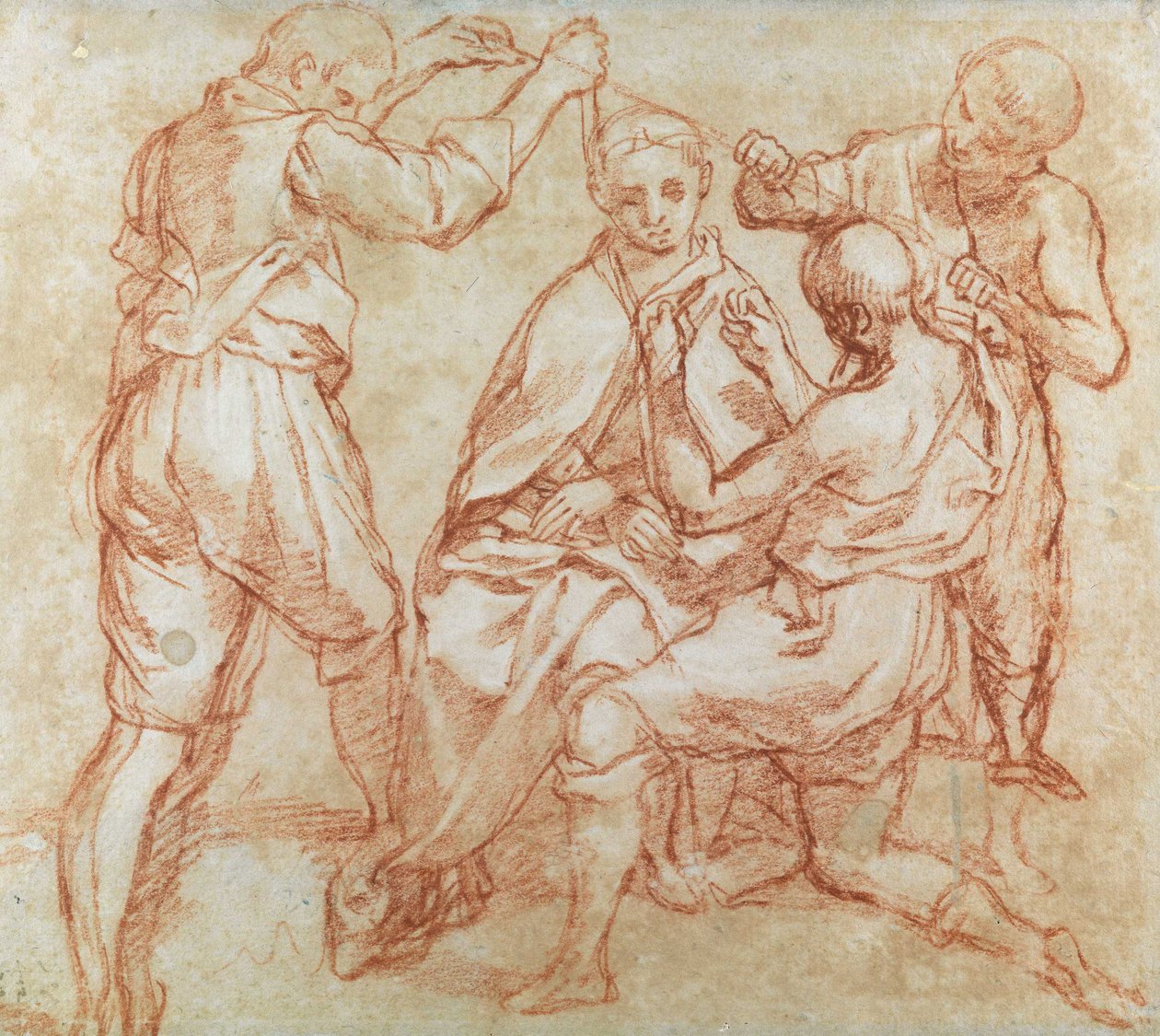Férfi figurák alkotó: Annibale Carracci