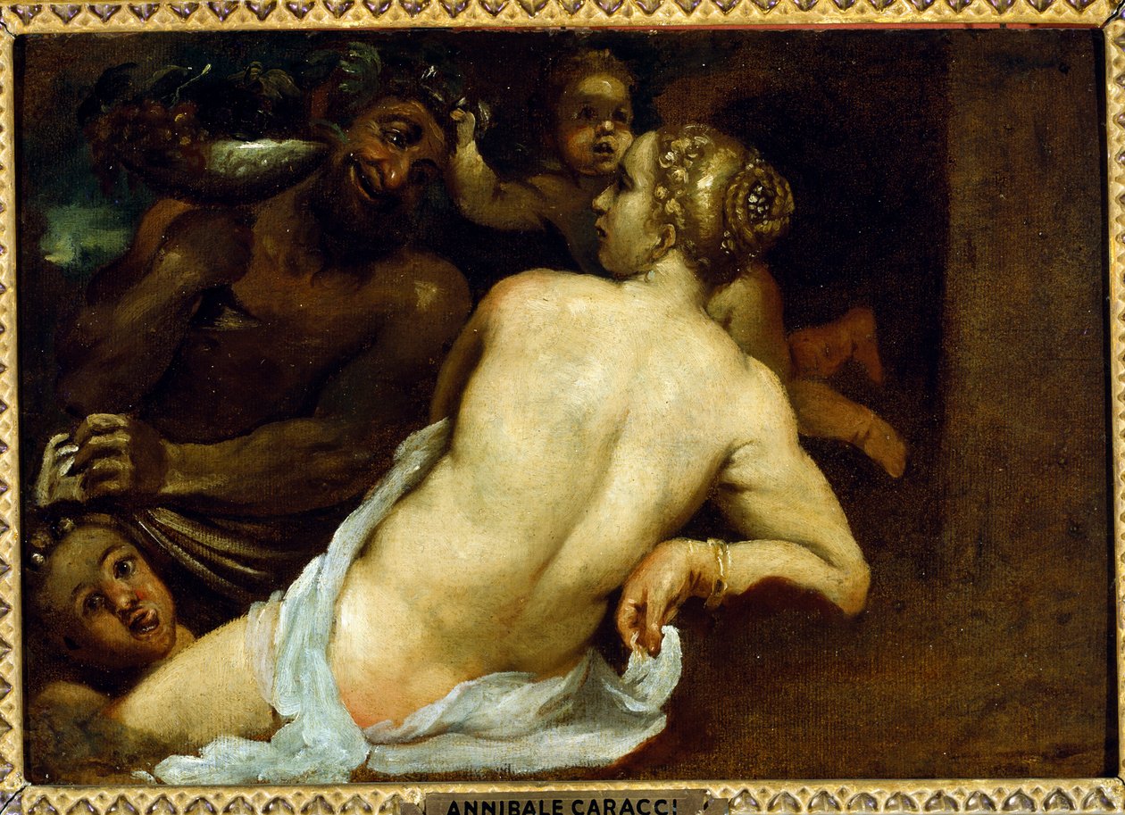 Nimfa és Szatír alkotó: Annibale Carracci