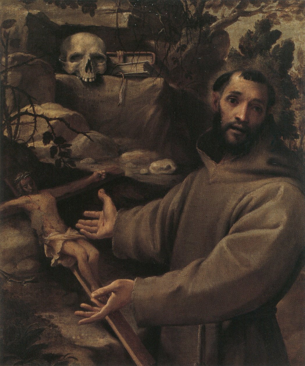 Szent Ferenc alkotó: Annibale Carracci