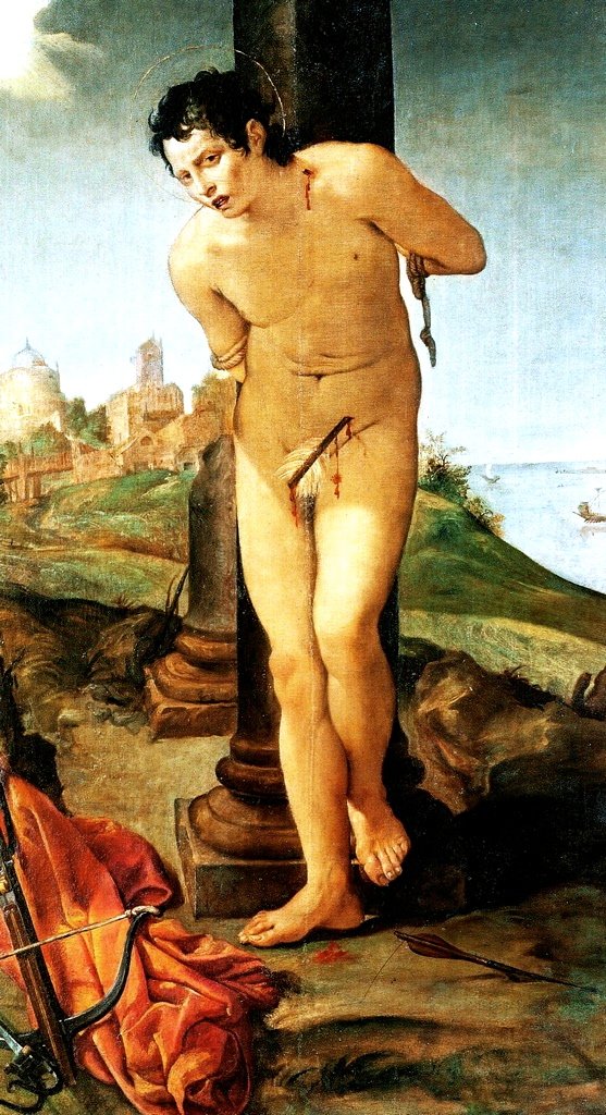 Szent Sebastian alkotó: Annibale Carracci