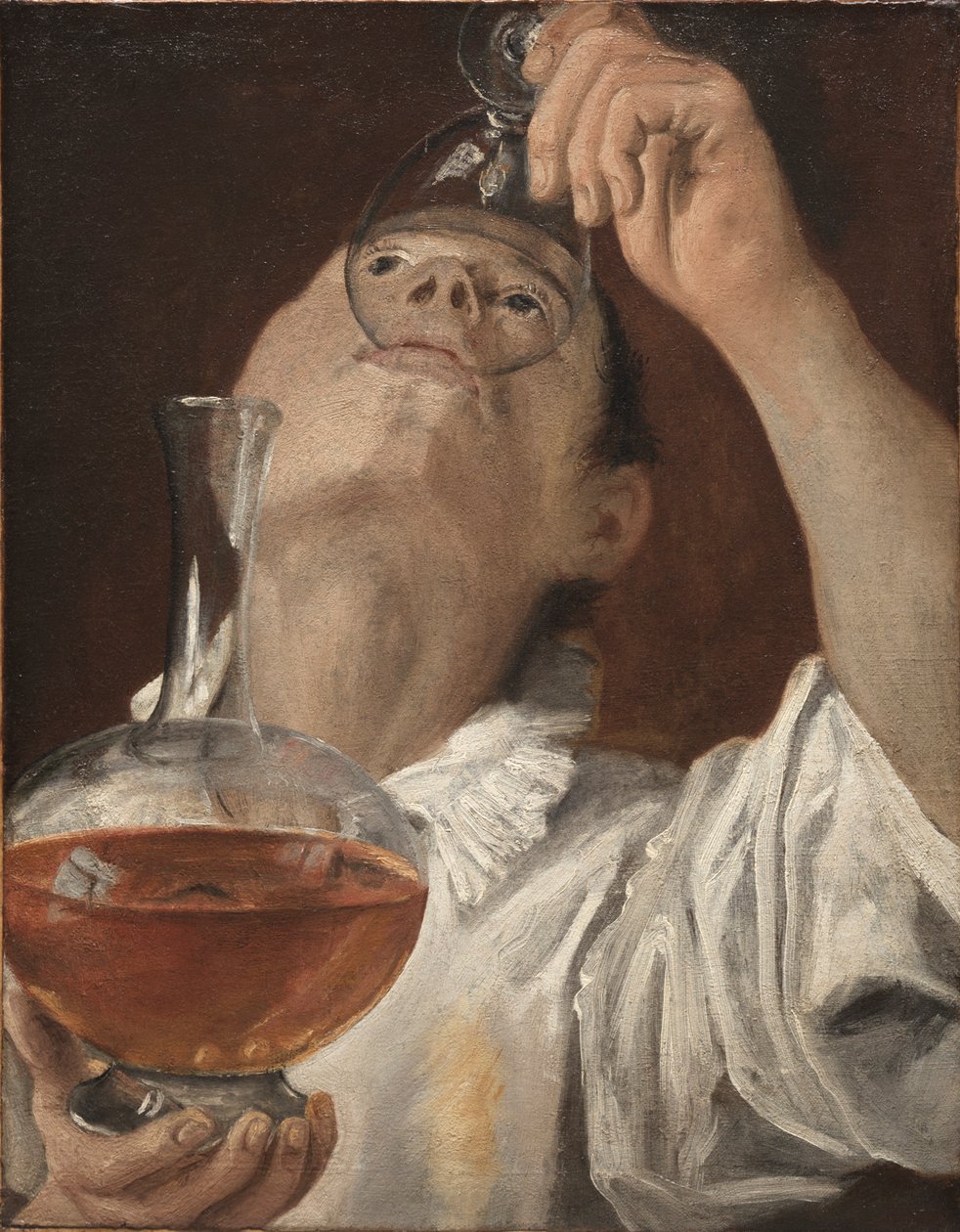 Fiú iszik, 1582-1583. alkotó: Annibale Carracci
