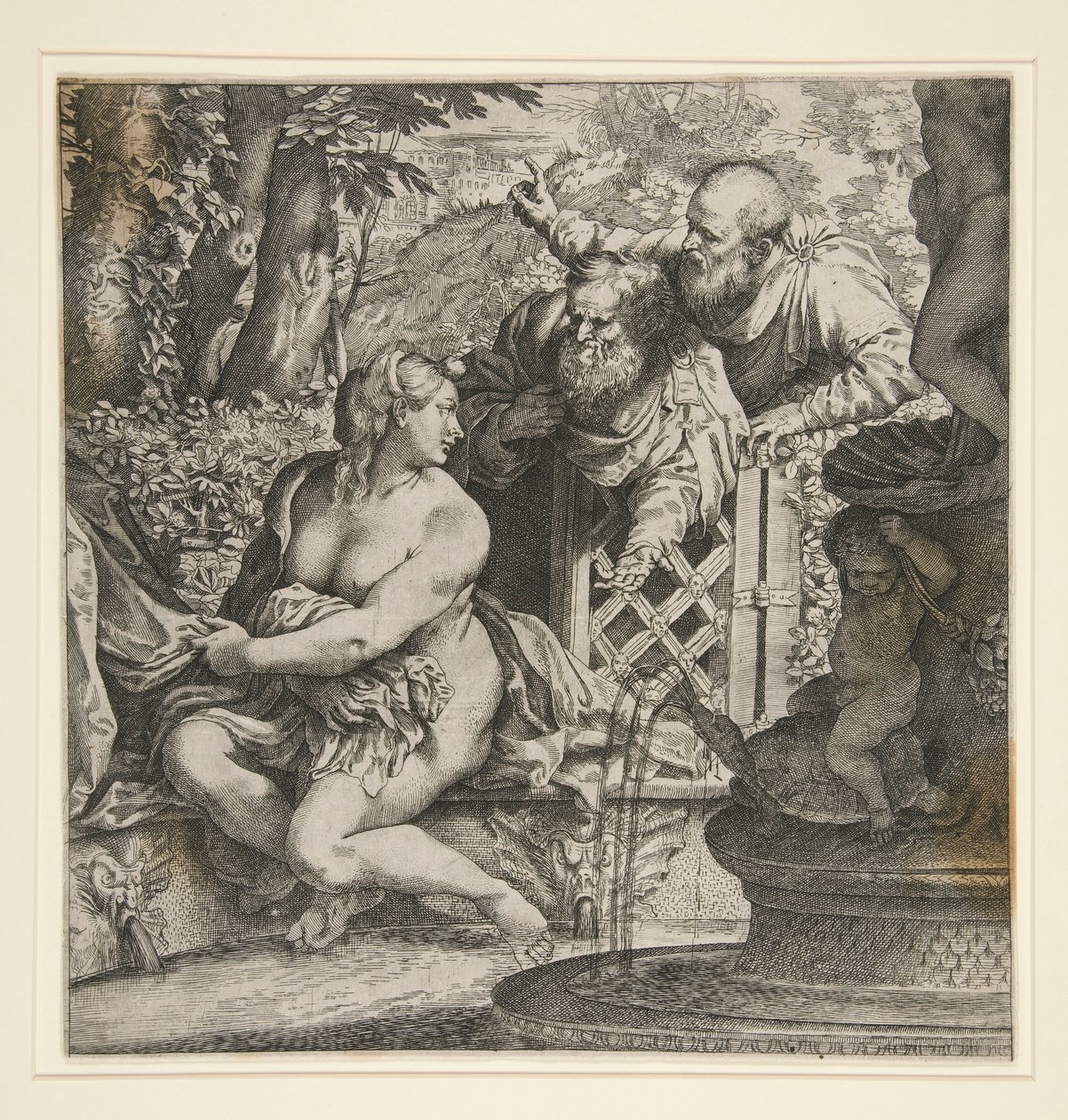 Susannah és a vének alkotó: Annibale Carracci
