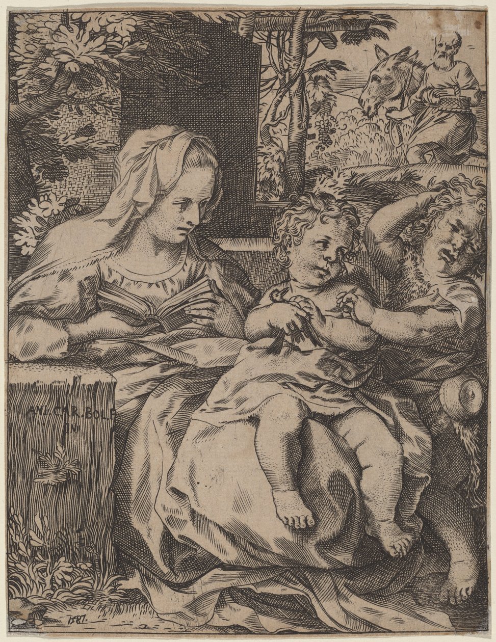 A fecske Madonna alkotó: Annibale Carracci