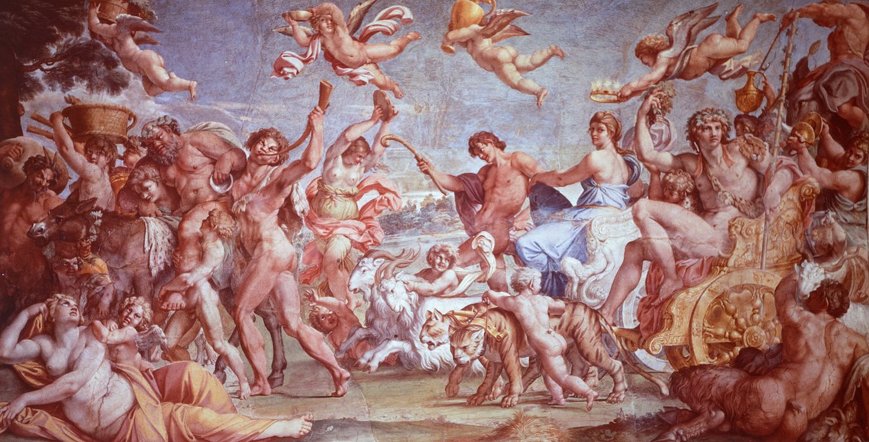 Bacchus és Ariadné diadala alkotó: Annibale Carracci
