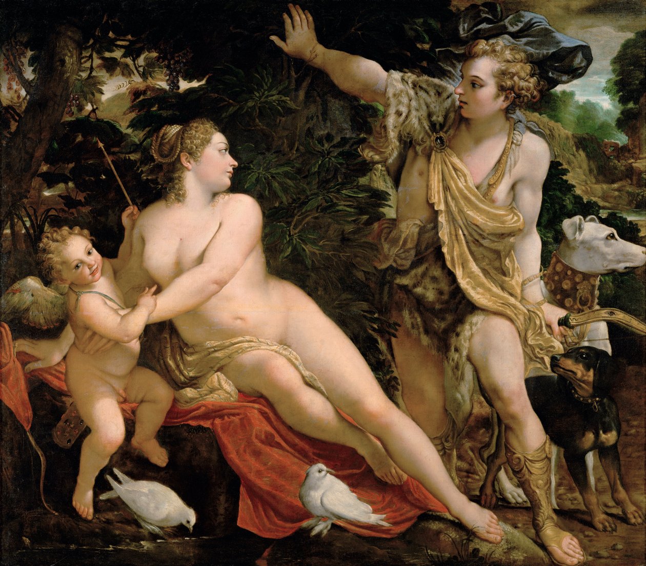 Vénusz és Adonisz alkotó: Annibale Carracci
