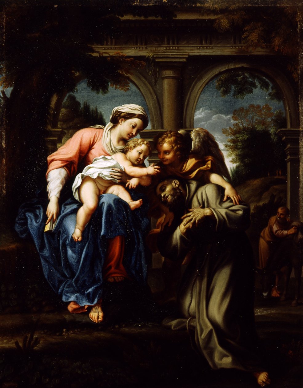 Szent Ferenc látomása alkotó: Annibale Carracci