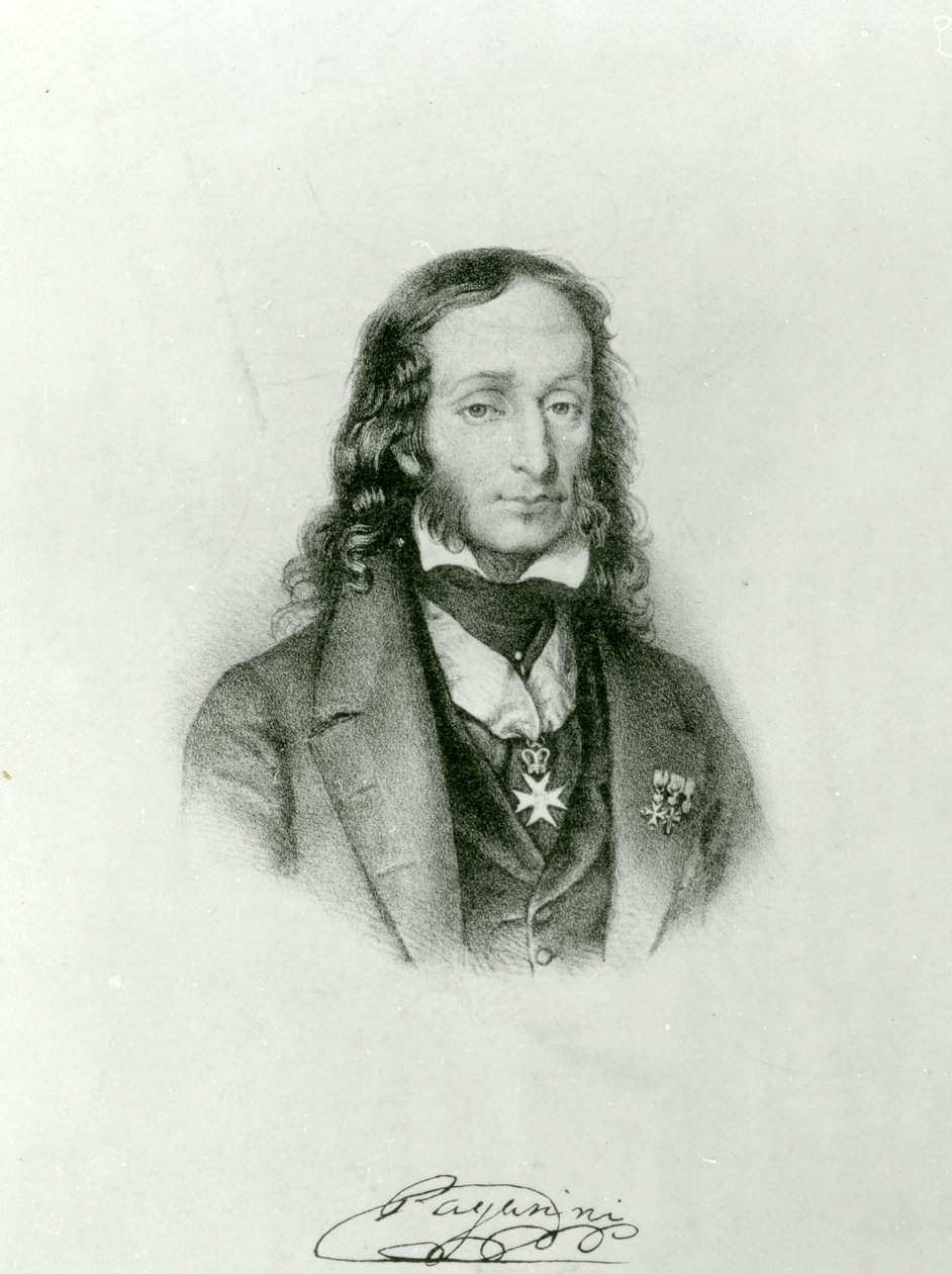 Niccolo Paganini (1782-1840) alkotó: Unbekannt Unbekannt