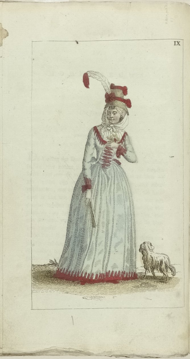 Divat és ízlés kabinet 1791, pl. IX alkotó: Anonymous