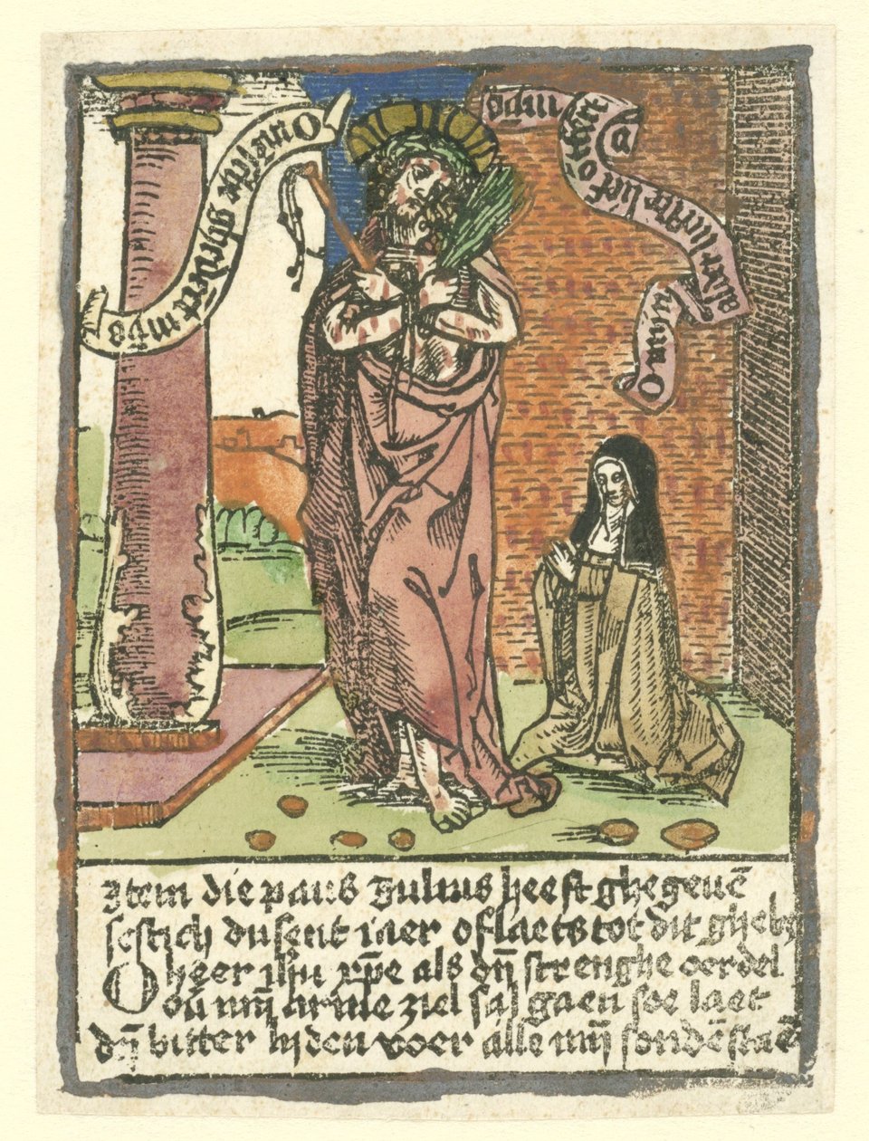 Fájdalom embere Szent Brigittával alkotó: Anonymous