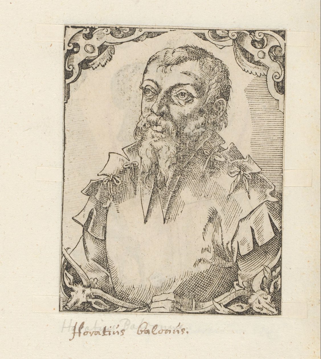 Horatio Baglioni portréja alkotó: Anonymous