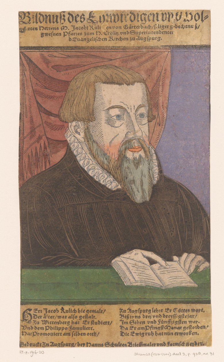 Jacob Ruelich portréja alkotó: Anonymous