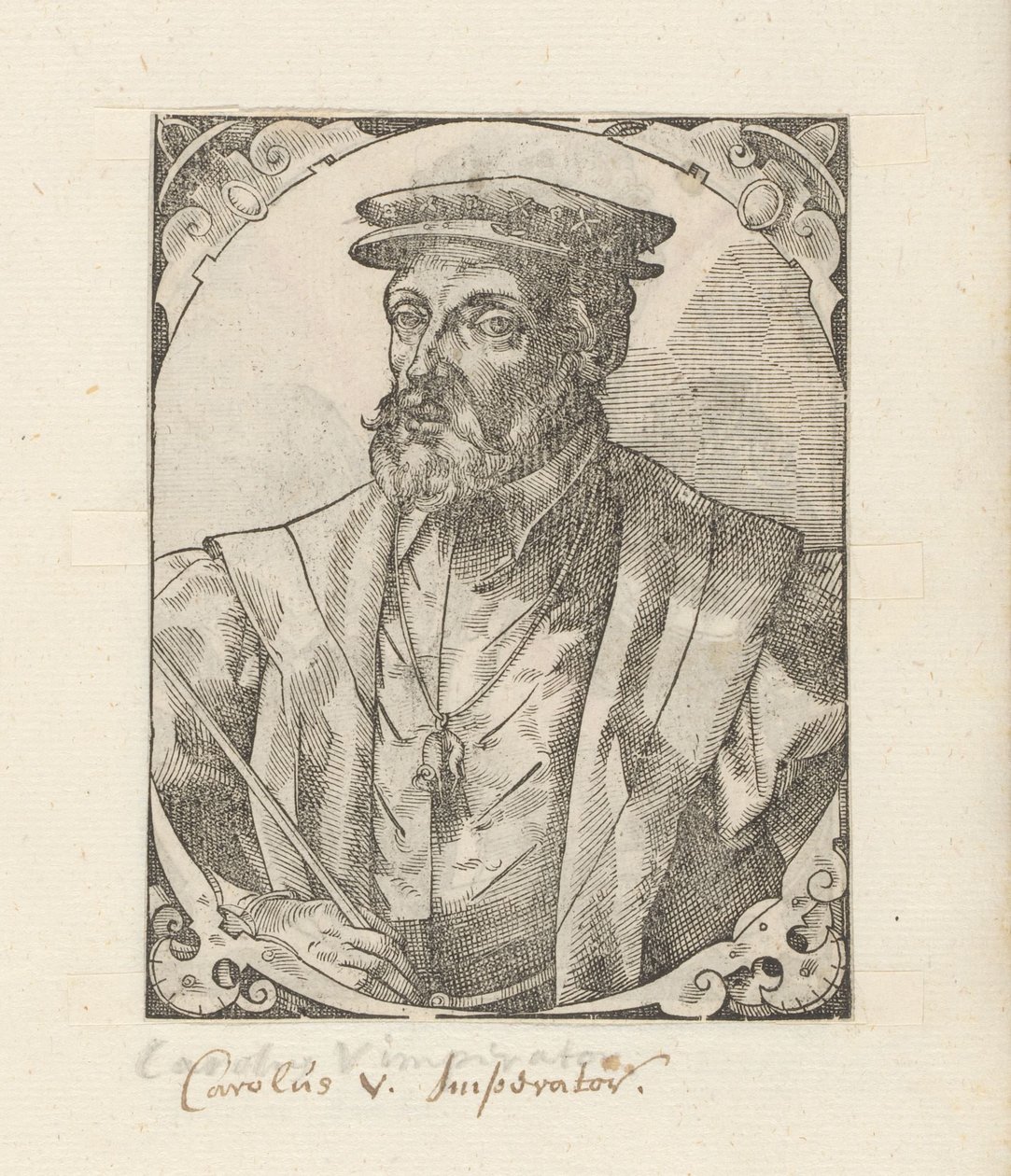 Portret van Karel V van Habsburg alkotó: Anonymous