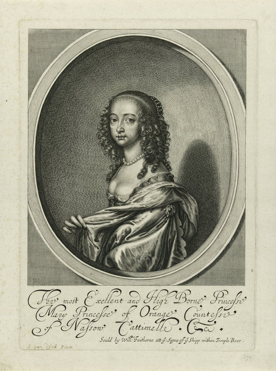 Maria Henrietta Stuart portréja alkotó: Anonymous
