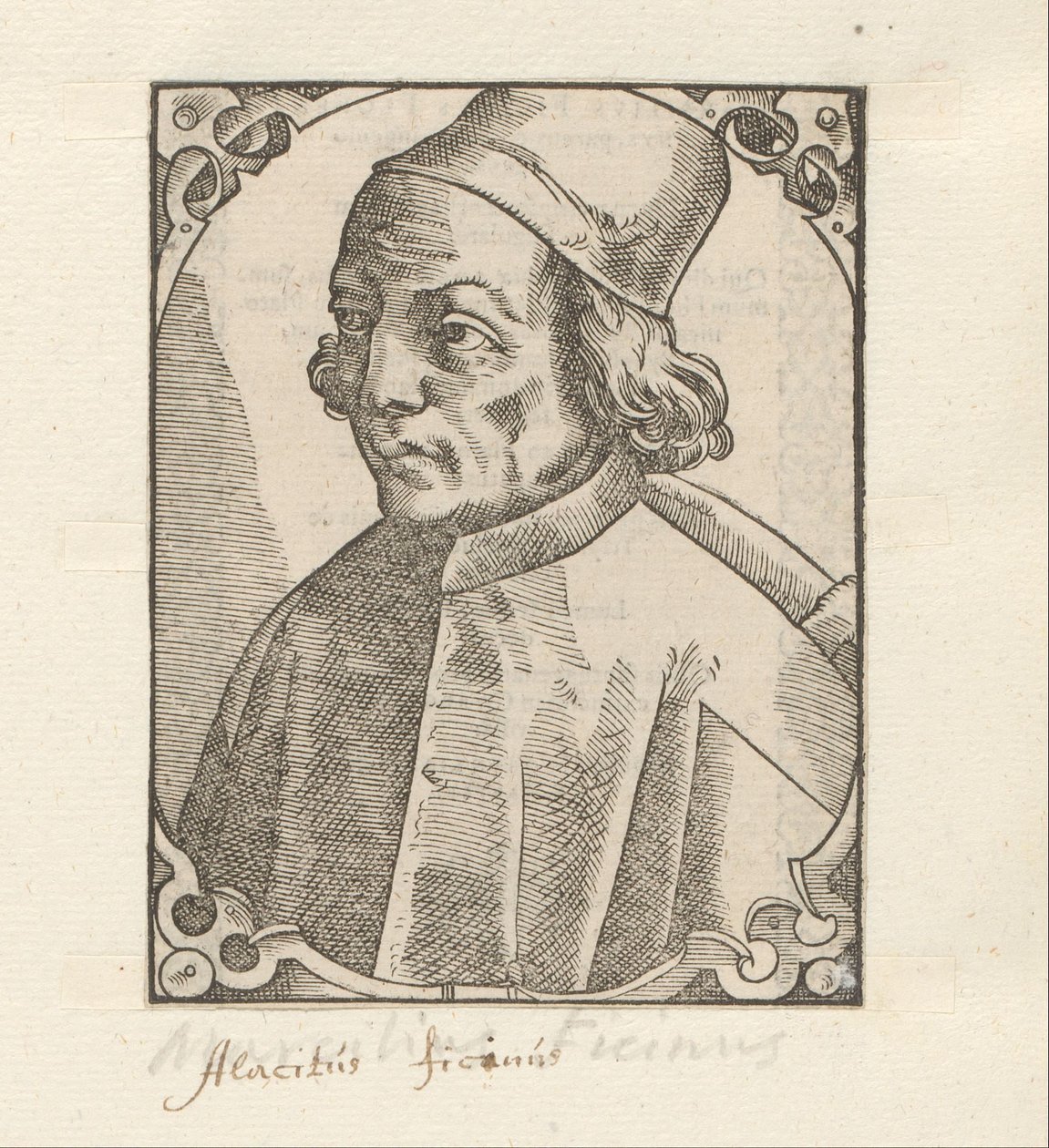 Marsilio Ficino portréja alkotó: Anonymous