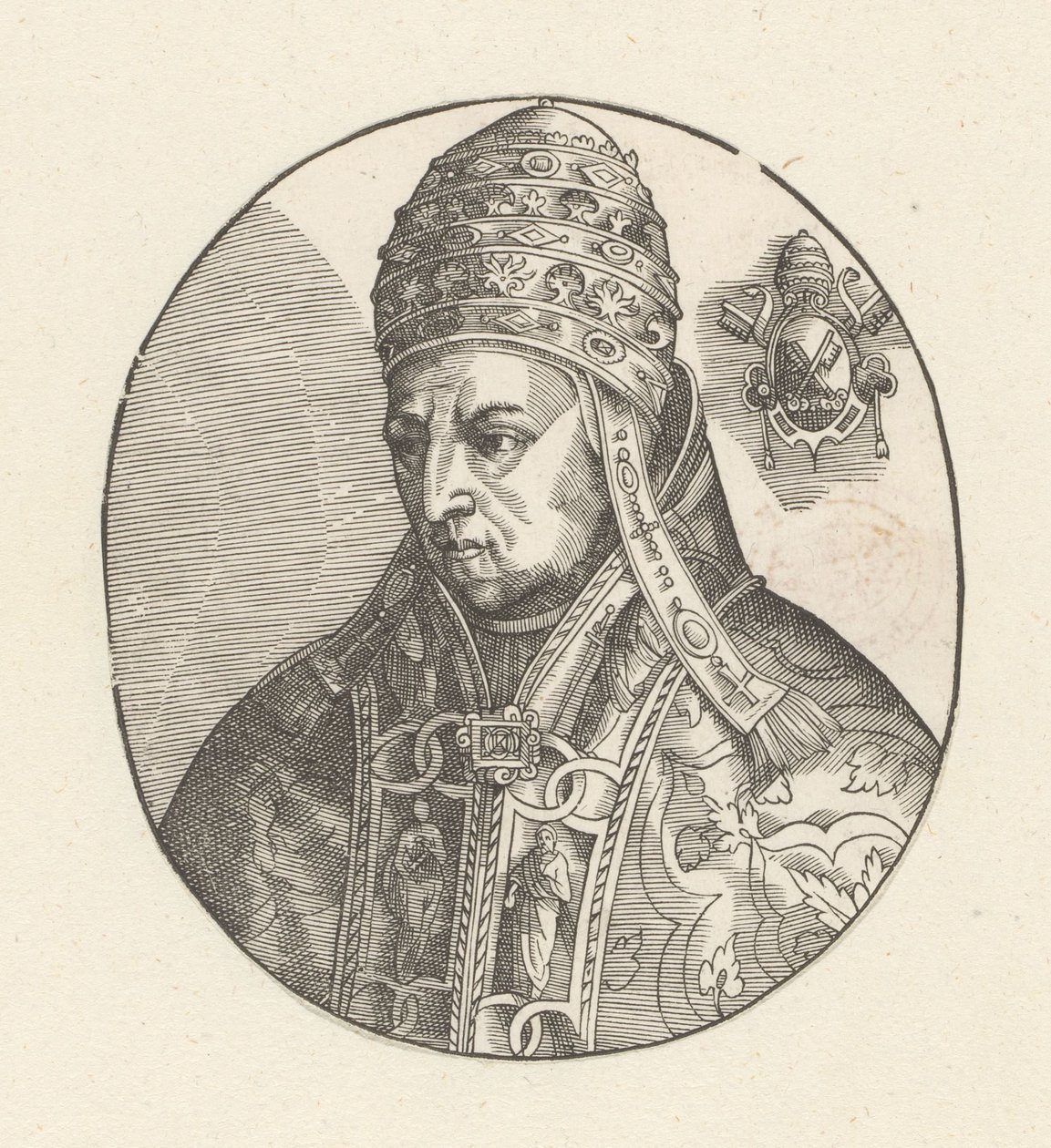 V. Miklós pápa portréja alkotó: Anonymous