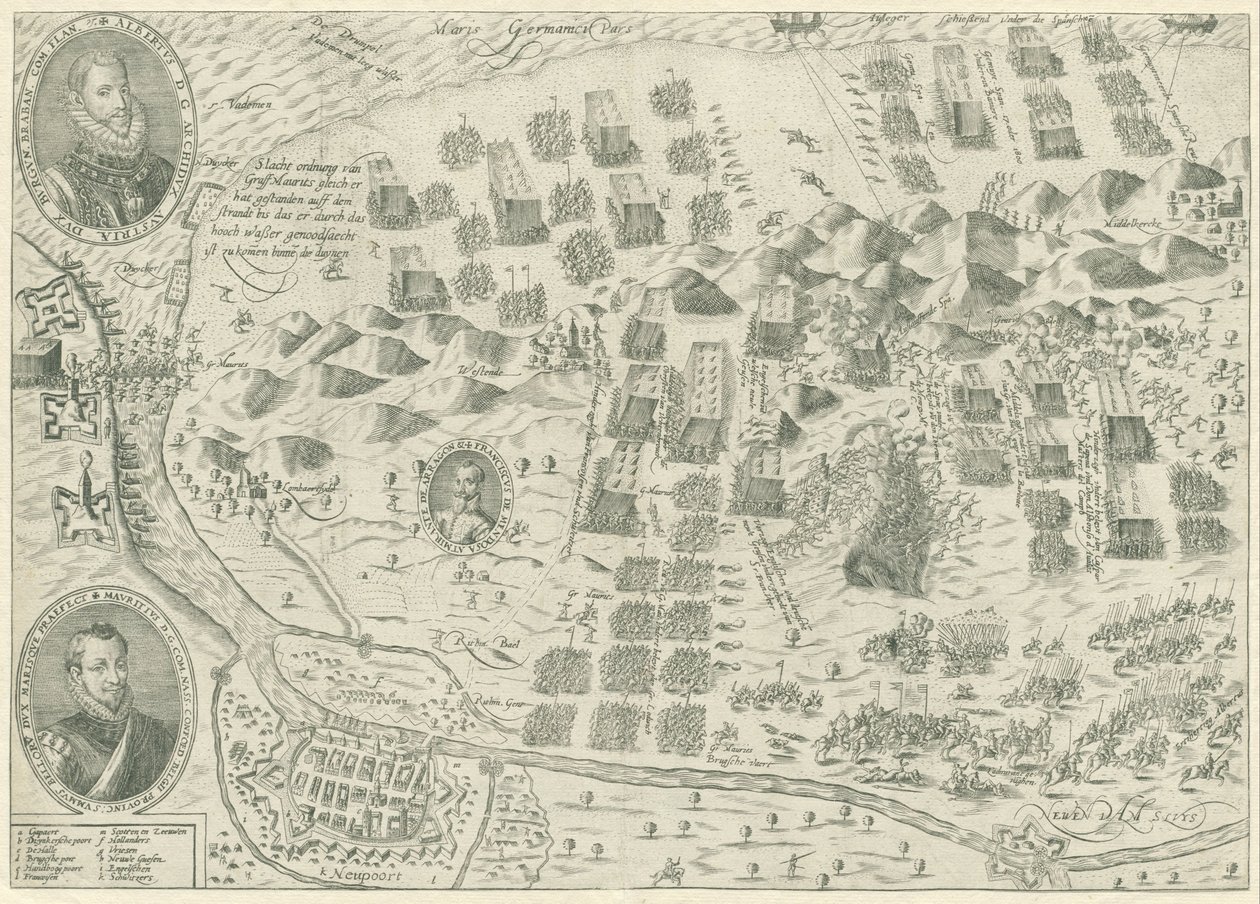 Nieuwpoorti csata, 1600 alkotó: Anonymous