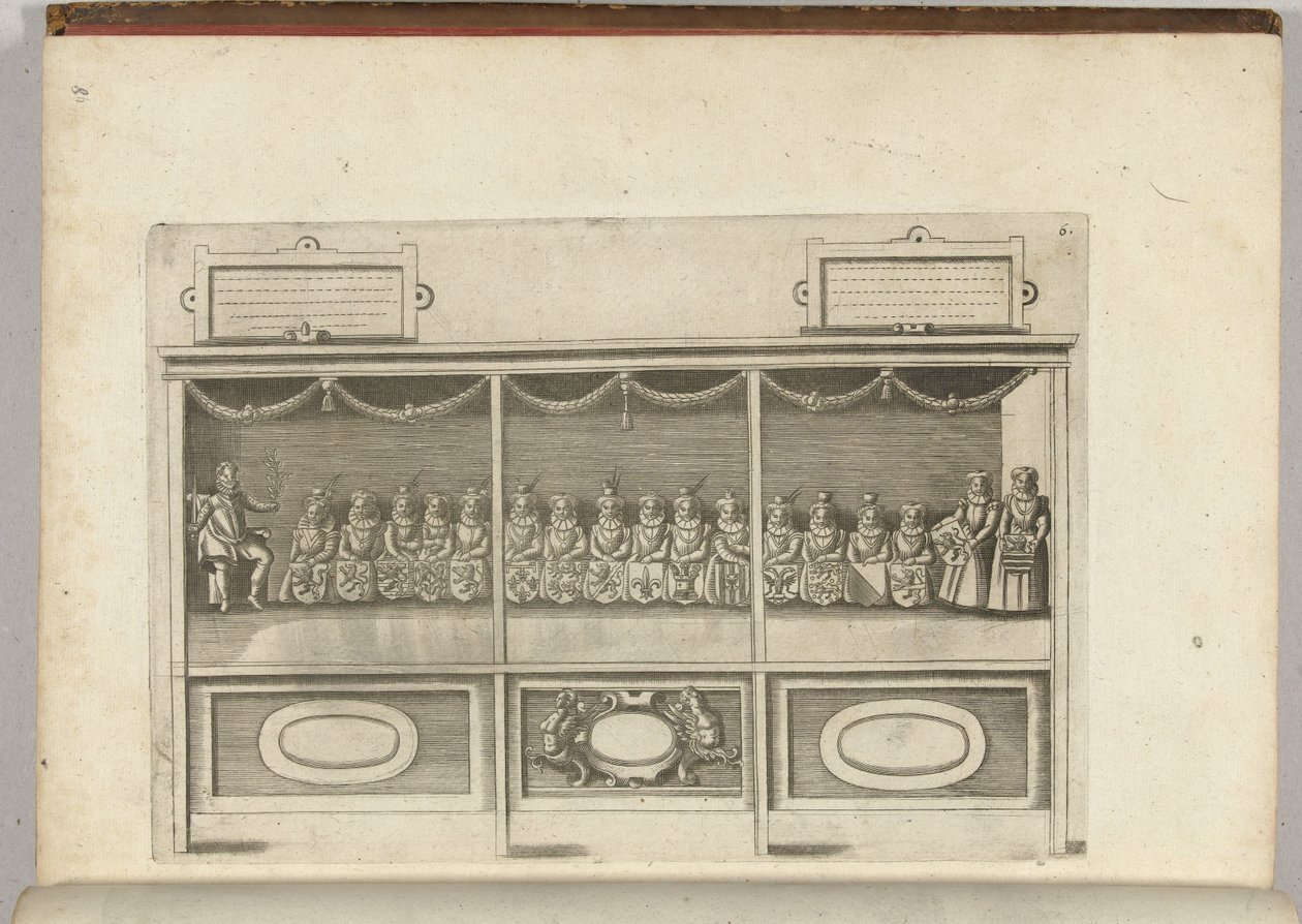 Jelenet a 17 tartományban, 1594 alkotó: Anonymous