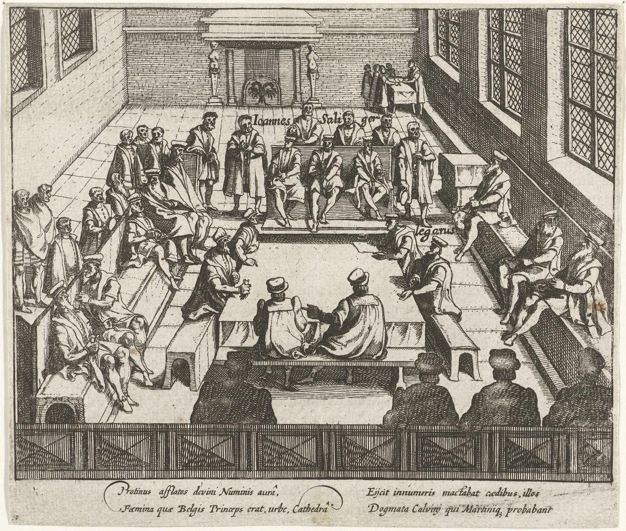 A protestáns prédikáció tilalma Antwerpenben, 1577 alkotó: Anonymous