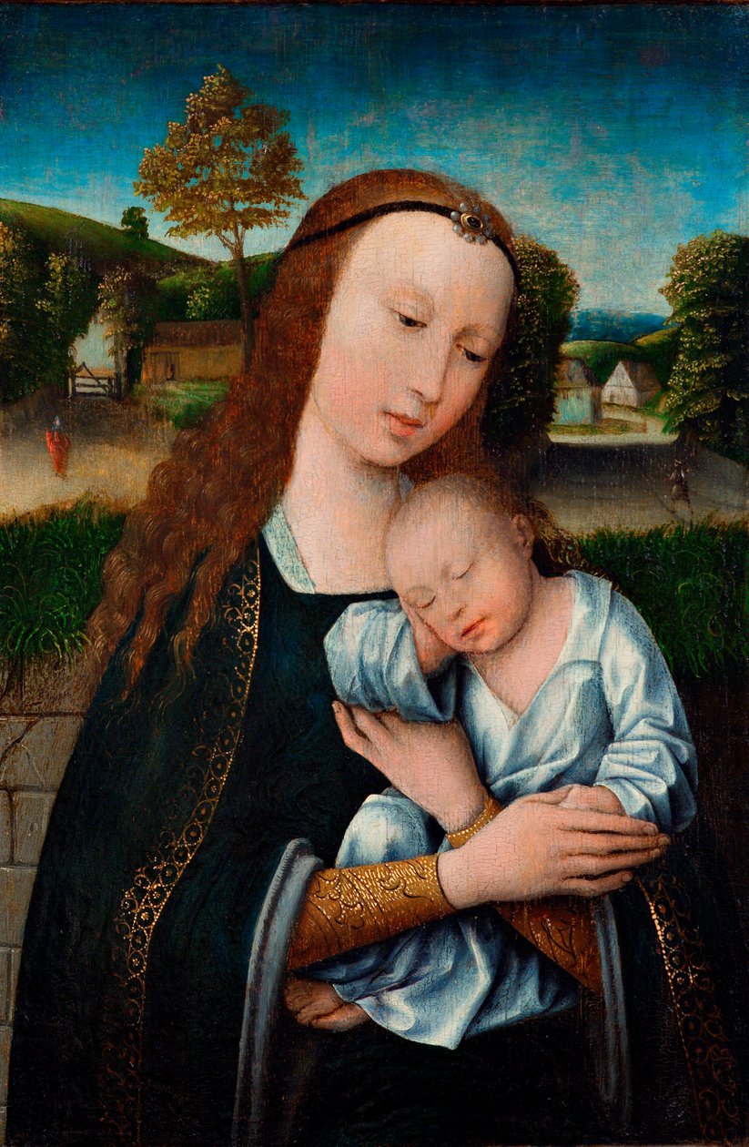 Madonna a gyermekkel, 1520 körül (olaj, tábla) alkotó: Anonymous Anonymous