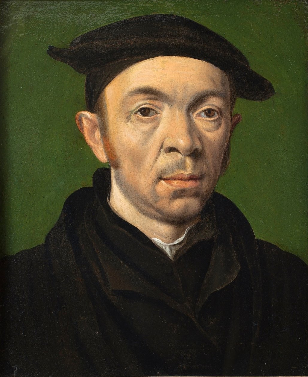 Férfiportré, 1550 körül (olaj, réz) alkotó: Anonymous Anonymous