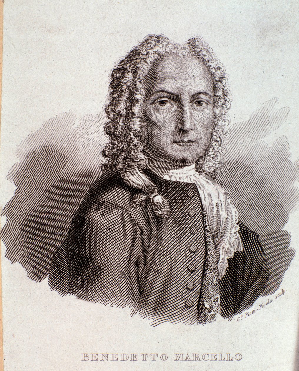 Benedetto Marcello portréja (metszet) alkotó: Anonymous Anonymous