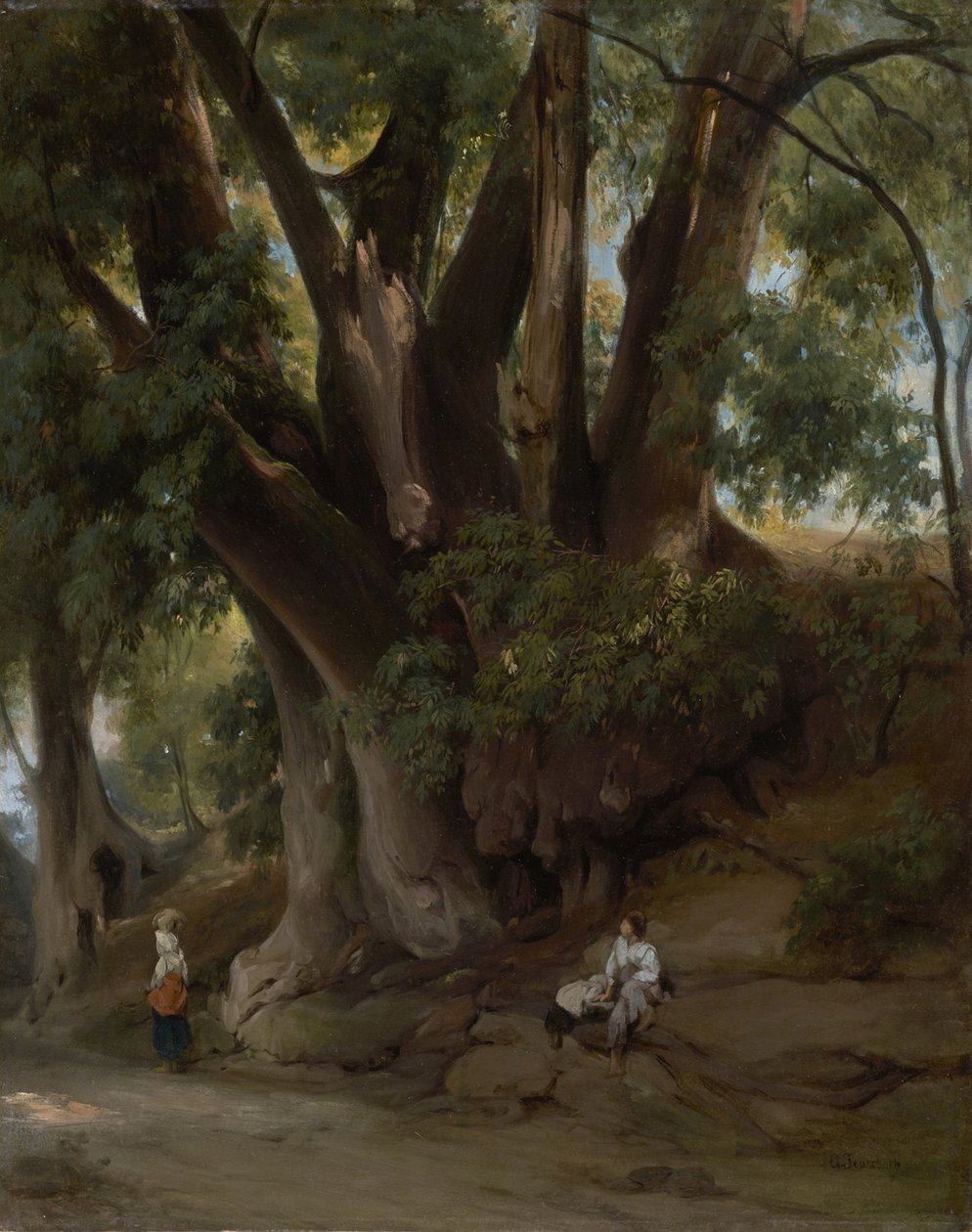 Italian Treescape (út Albanóban) alkotó: Anselm Feuerbach