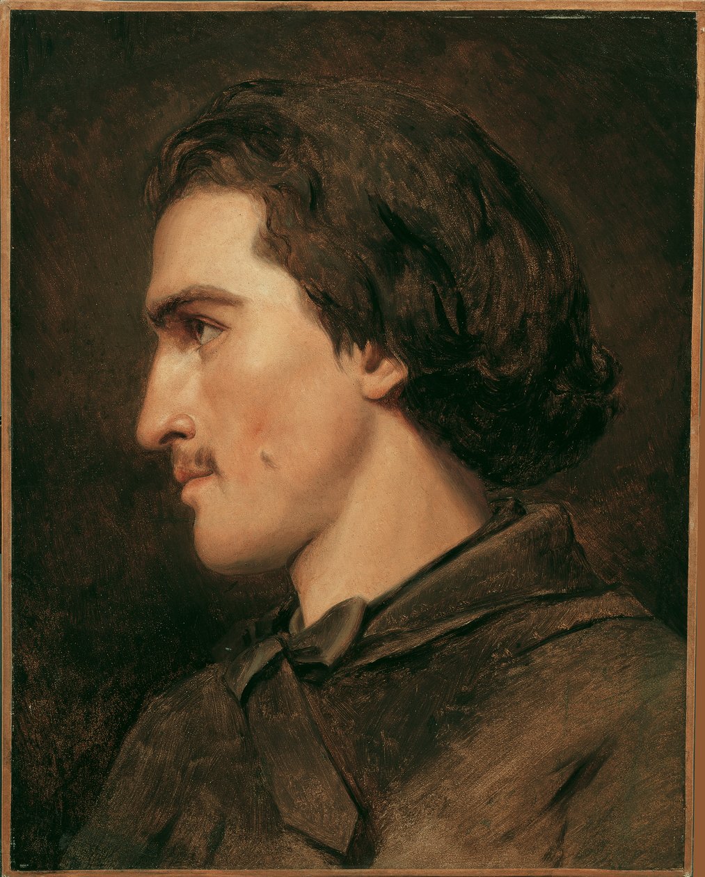 Önarckép (?) alkotó: Anselm Feuerbach