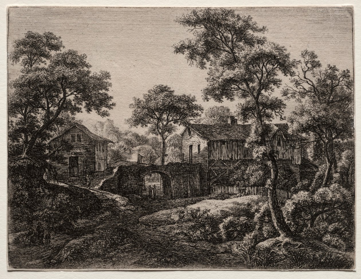 Egy átjáró. alkotó: Anthonie Waterloo