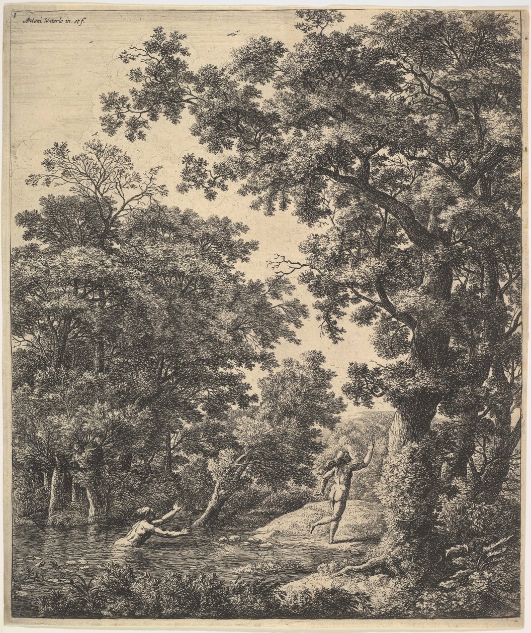 Alfeusz és Arethusa. alkotó: Anthonie Waterloo