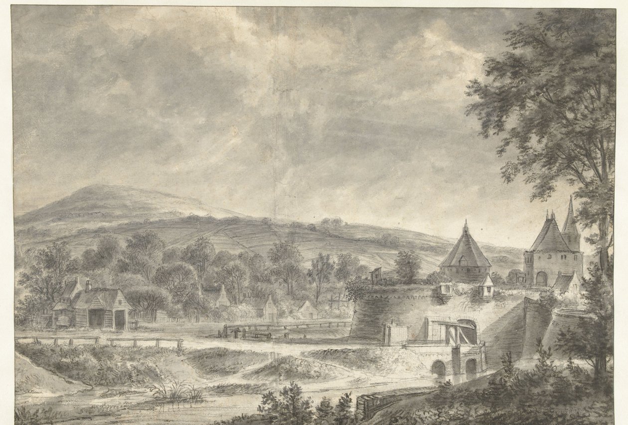 St. Janspoort Arnhemben alkotó: Anthonie Waterloo