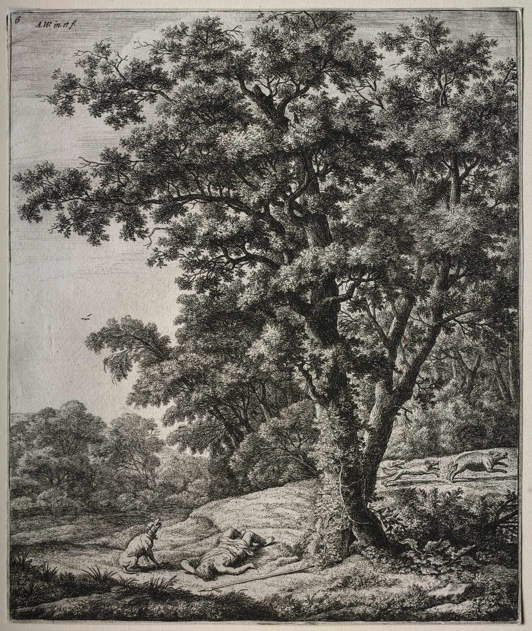 Adonis halála. alkotó: Anthonie Waterloo