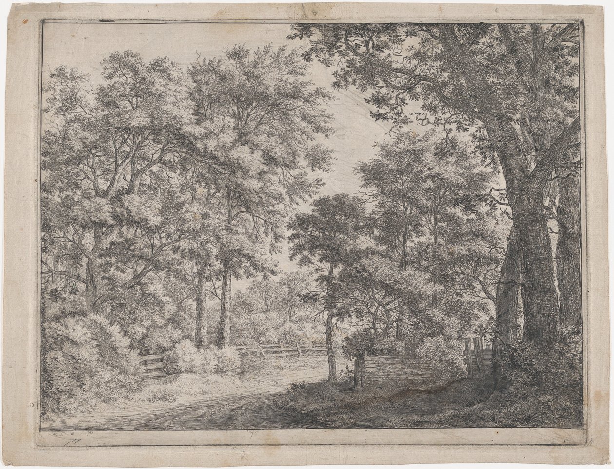The Trimmed Groves, 17. század. alkotó: Anthonie Waterloo