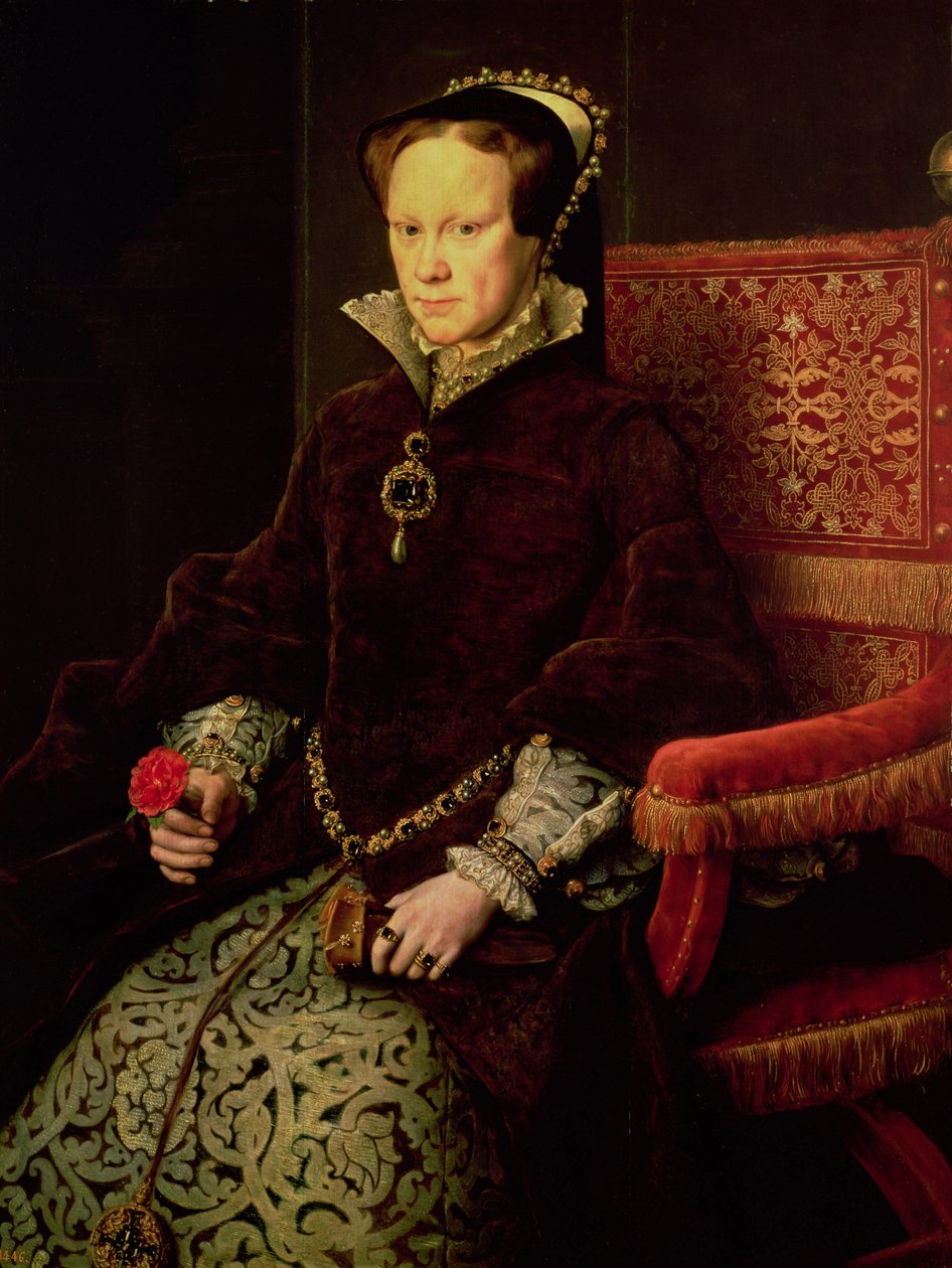 I. Mária királyné (1516-58) 1554 alkotó: Anthonis van Dashorst Mor