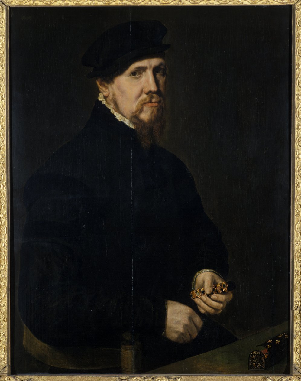 Az ékszerész, 1549 alkotó: Anthonis Mor