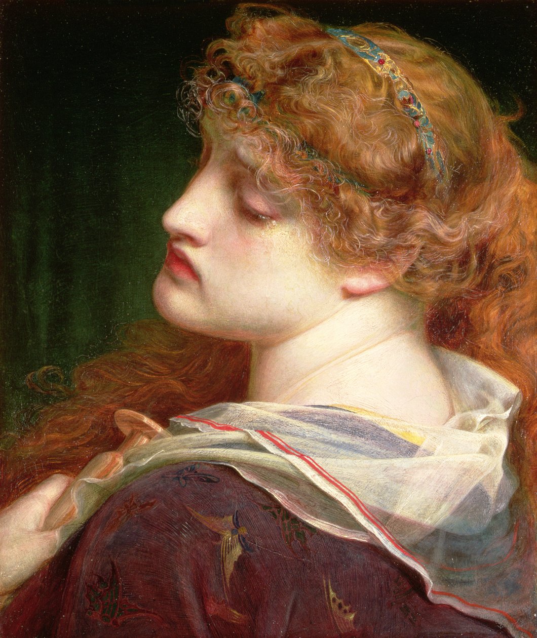Mária Magdolna, 1862 alkotó: Anthony Frederick Augustus Sandys