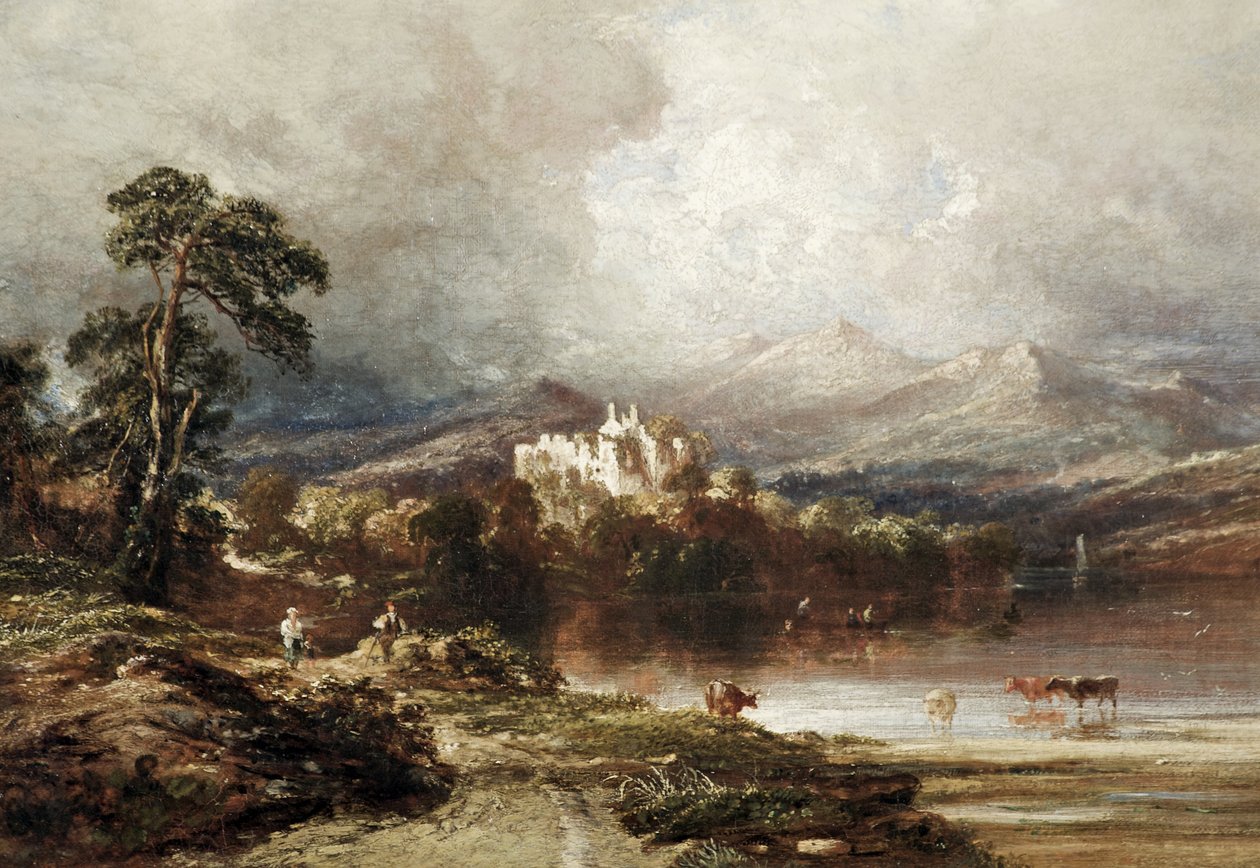 Dunstaffnage kastély, Argyllshire, Skócia alkotó: Anthony Vandyke Copley Fielding